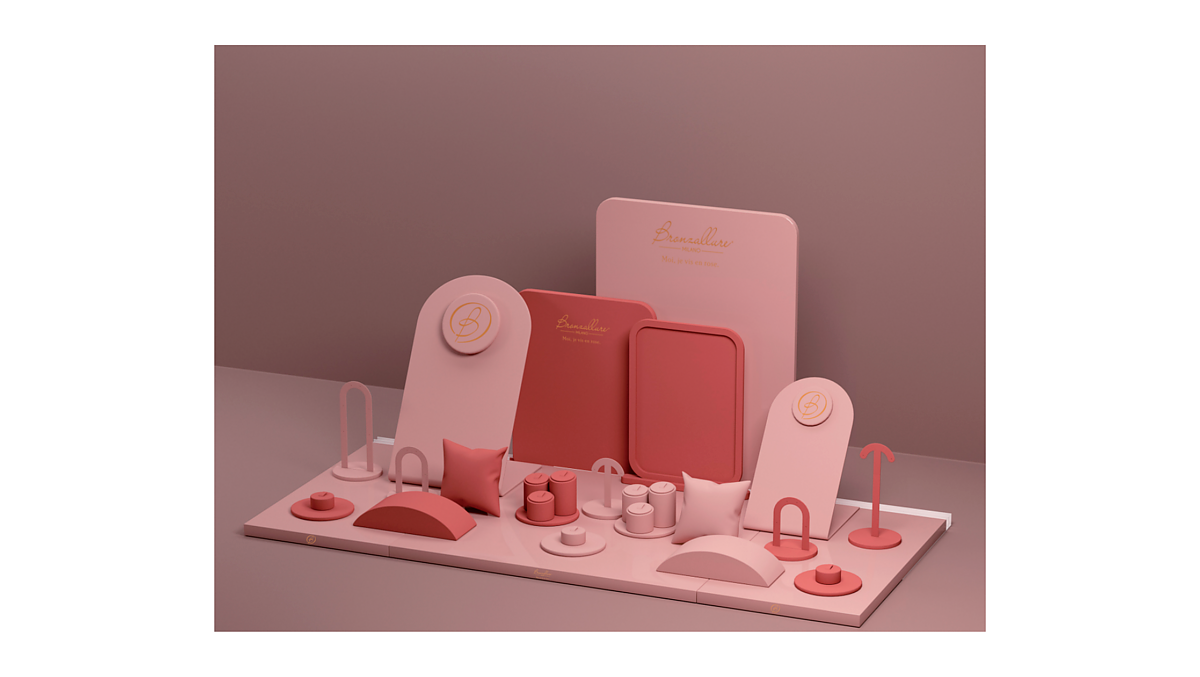 DISPLAY SET BRONZALLURE PINK PU