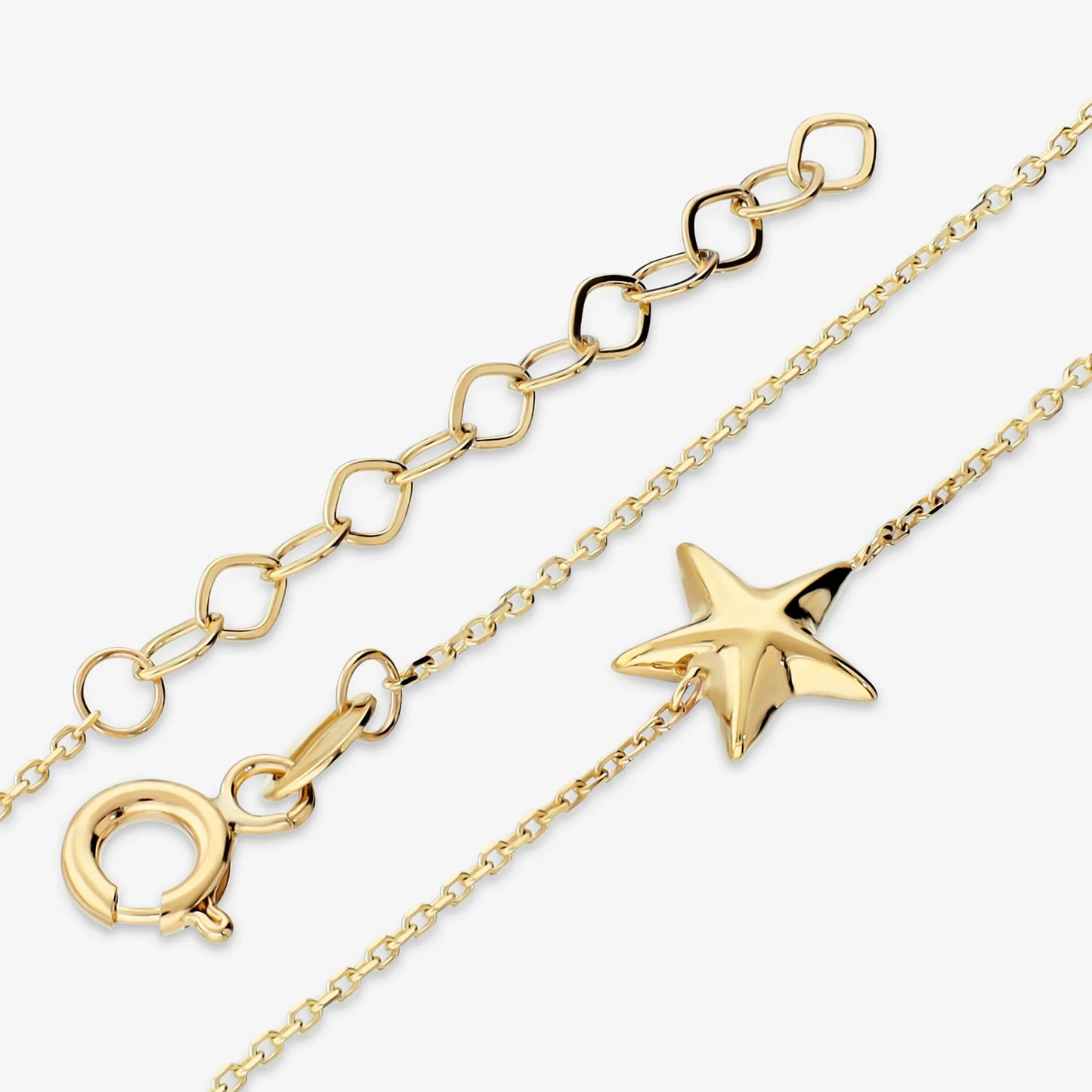 Bracciale Stella Lucida Oro 375