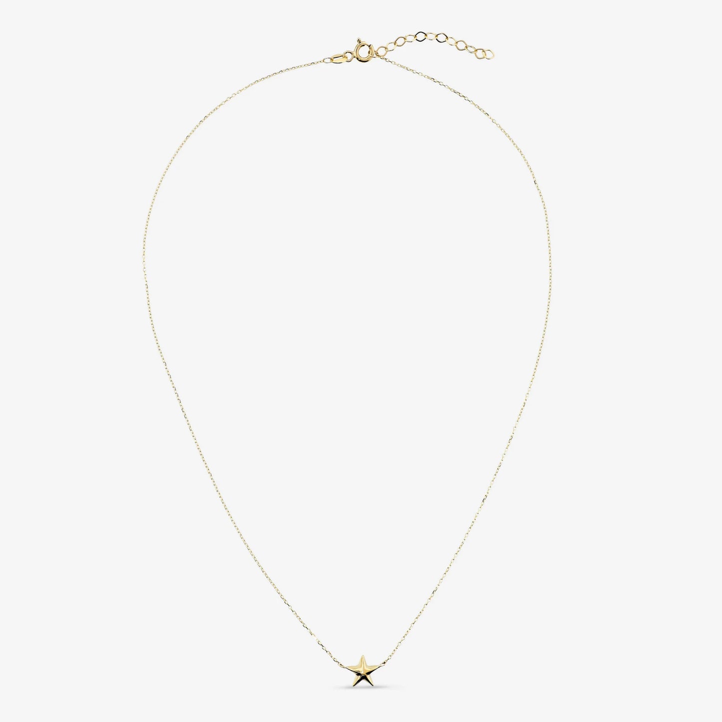 Collana Girocollo Stella Oro 375