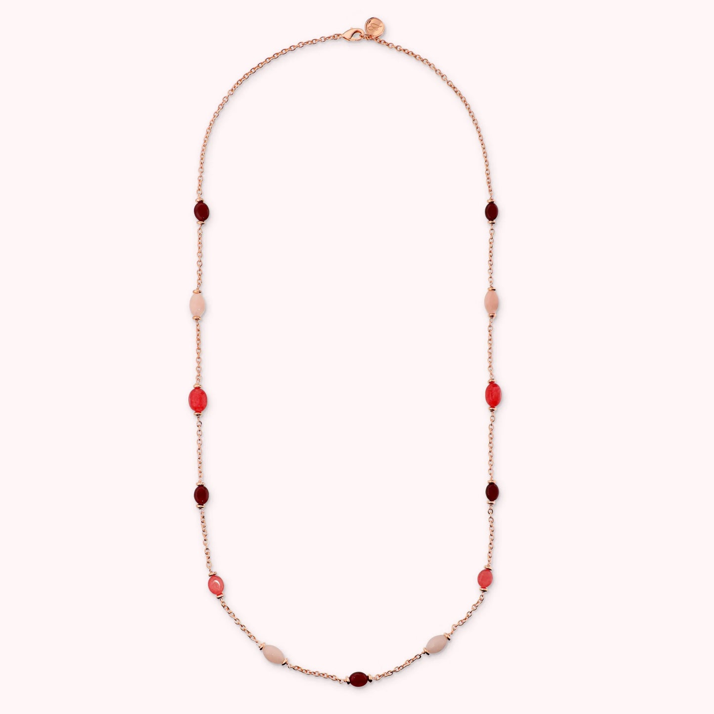 Collana Lunga con Quarzite Multicolore