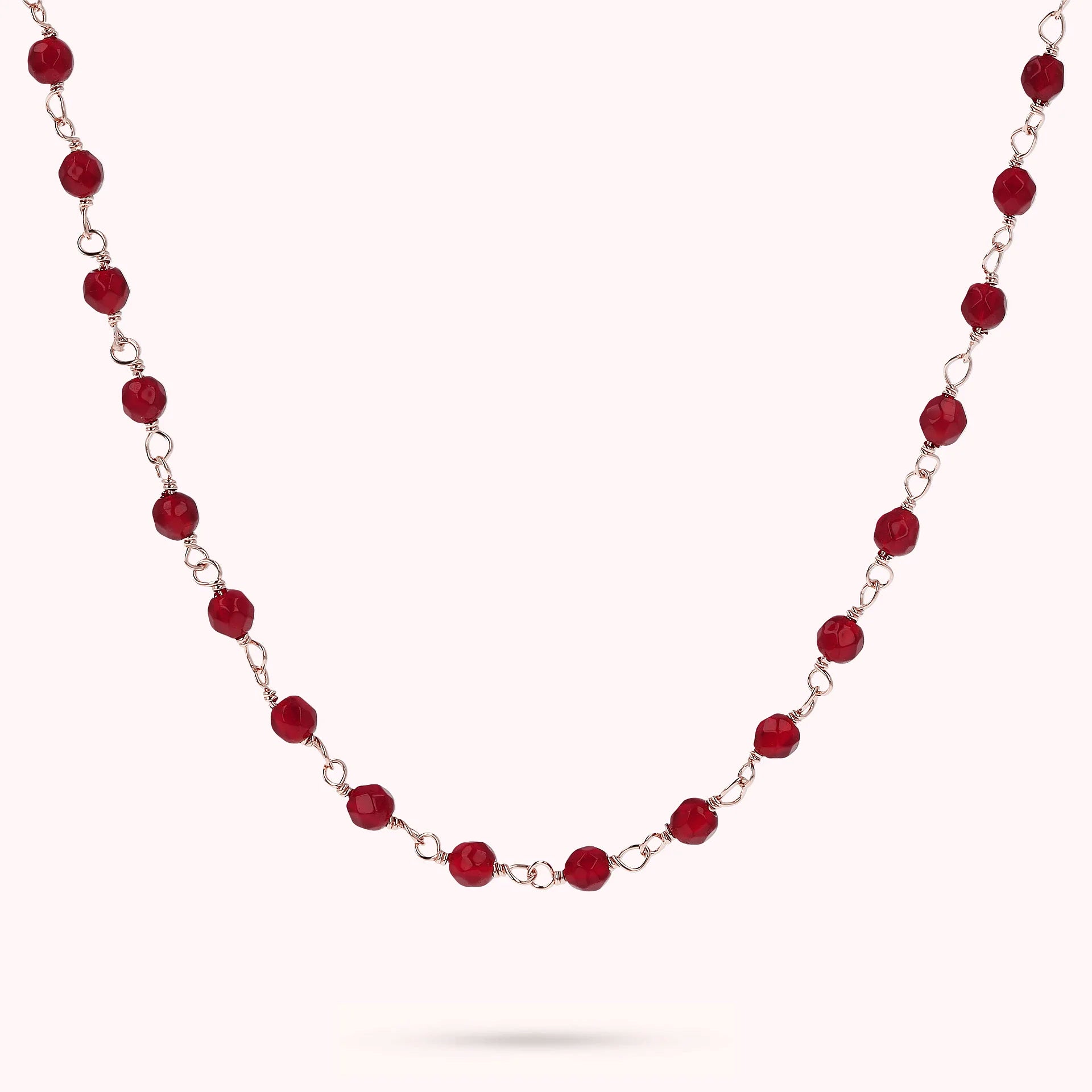 DAYLINLOVE Collana Fenice In Argento 925 Con Agata Rossa - Gioiello Simbolo Di Rinascita E Speranza - 3