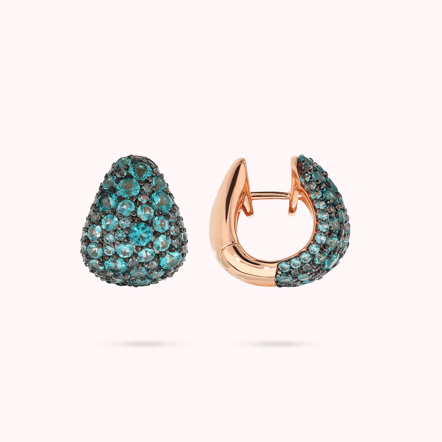 Orecchini a Goccia in Pavé di Cubic Zirconia