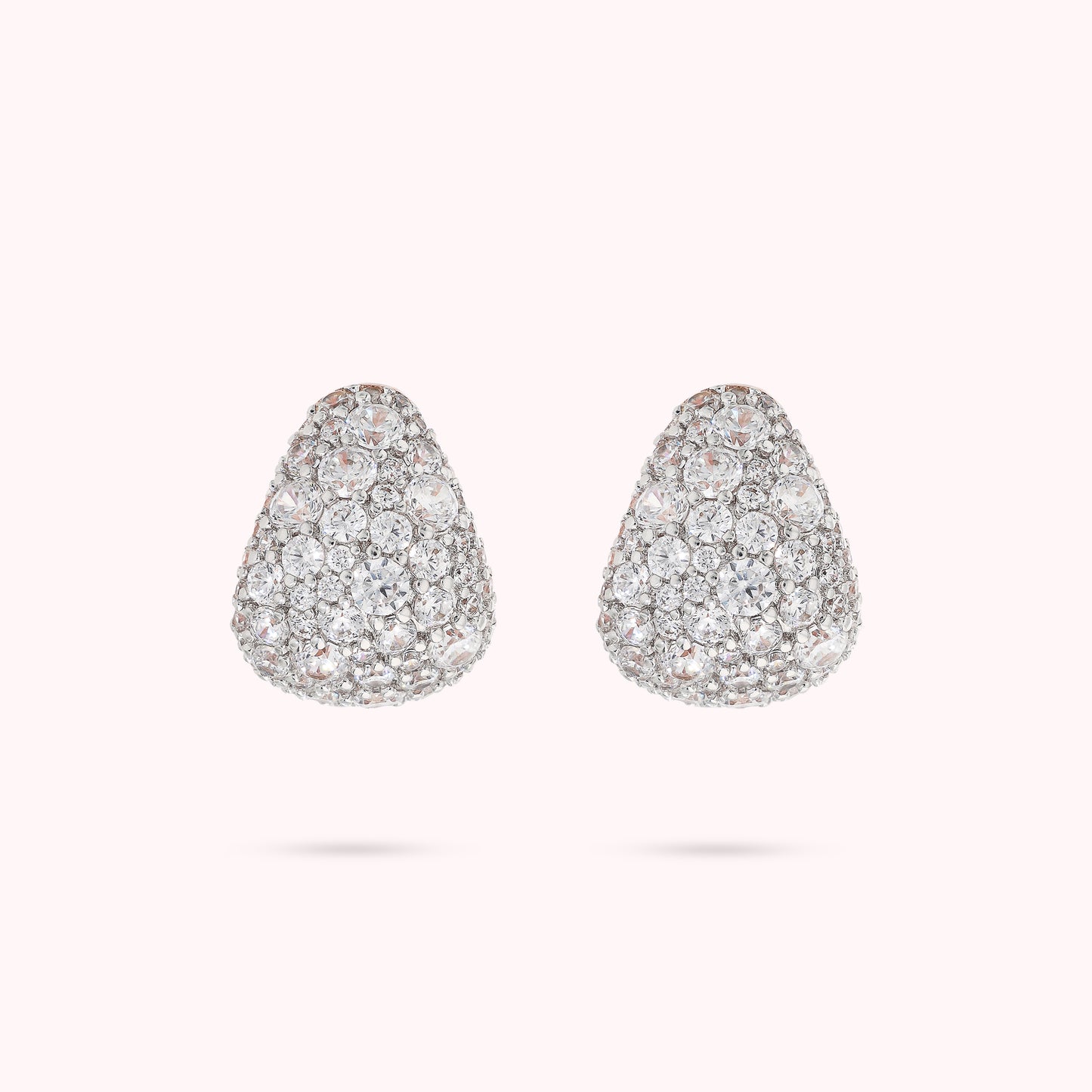 Orecchini a Goccia in Pavé di Cubic Zirconia