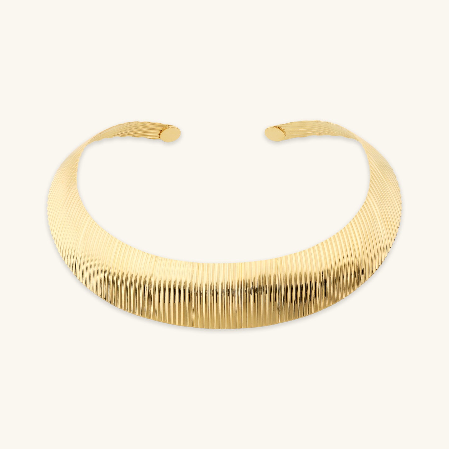 Collana Choker Graduata Texture Rigata