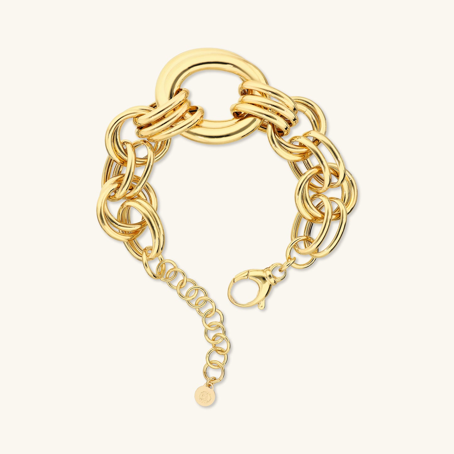Bracciale Maxi Maglie Ovali a Intreccio