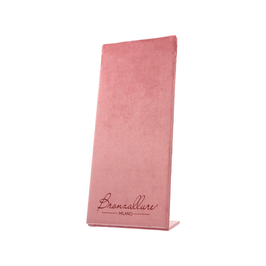 NO.16 PINK NECKLACE HOLDER RECTANGULAR