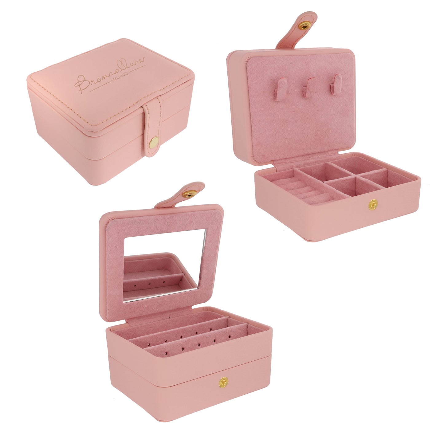 Portagioie Bronzallure - Similpelle Rosa - 105x90x55
