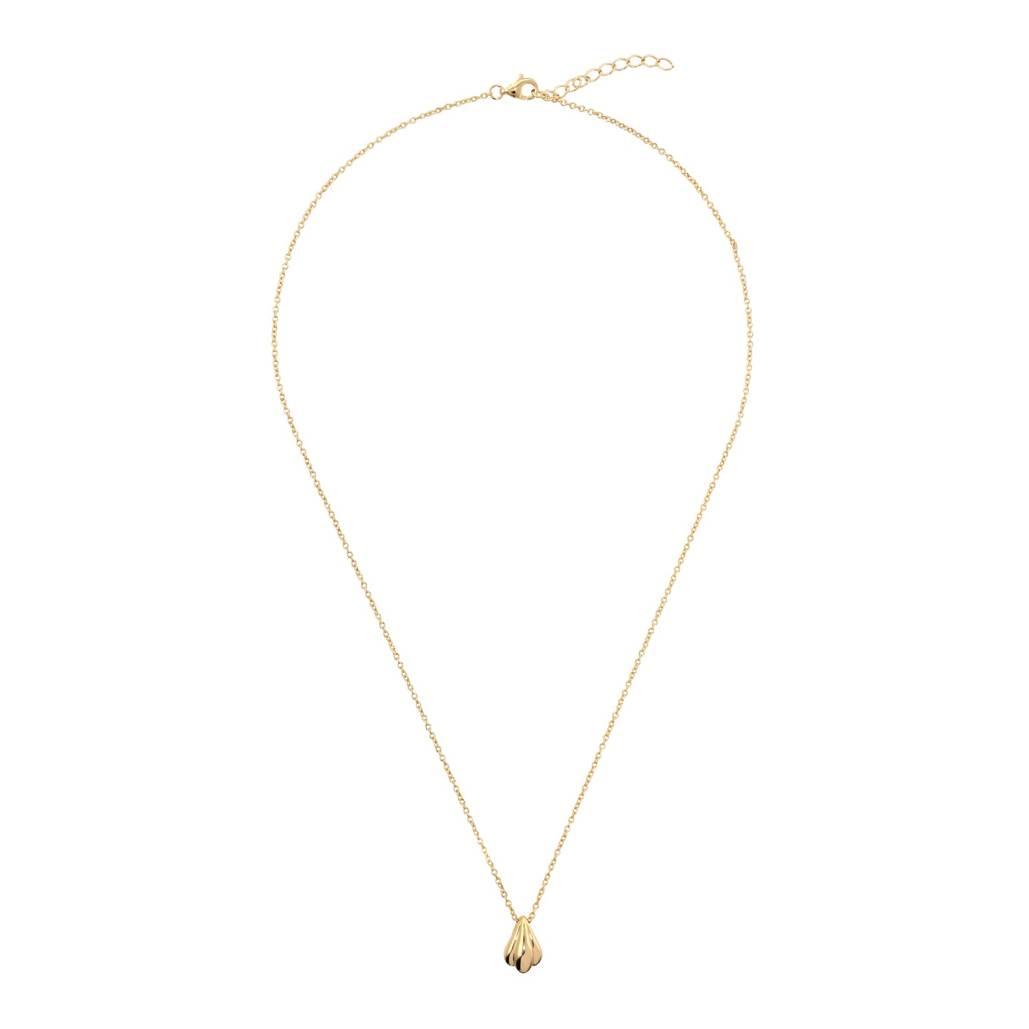 Collana Catena Rolo con Ciondolo Conchiglia