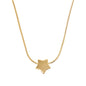 Collana Girocollo Catena Veneziana con Ciondolo Stella