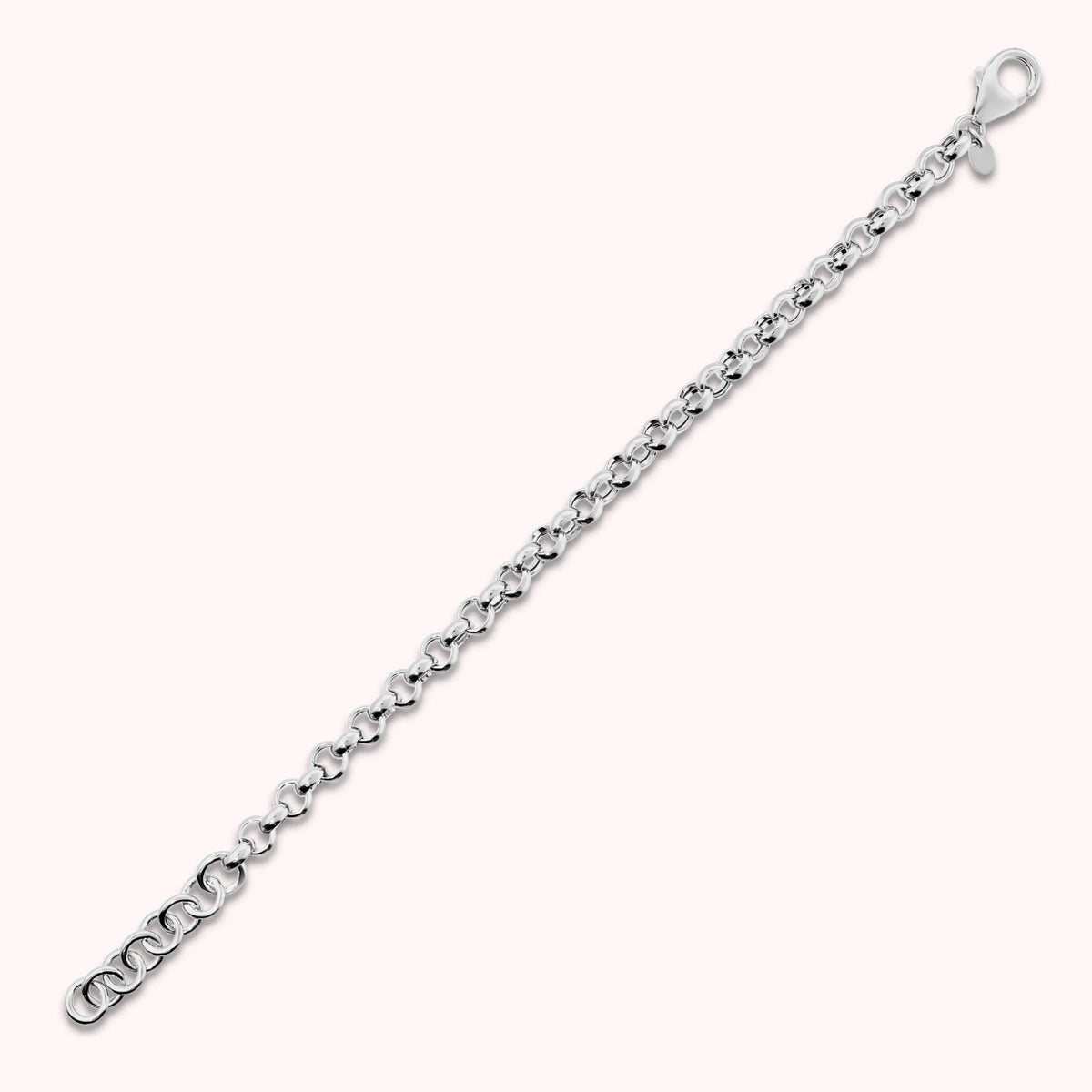 Bracciale Maglia Rolò Placcato Oro 18Kt