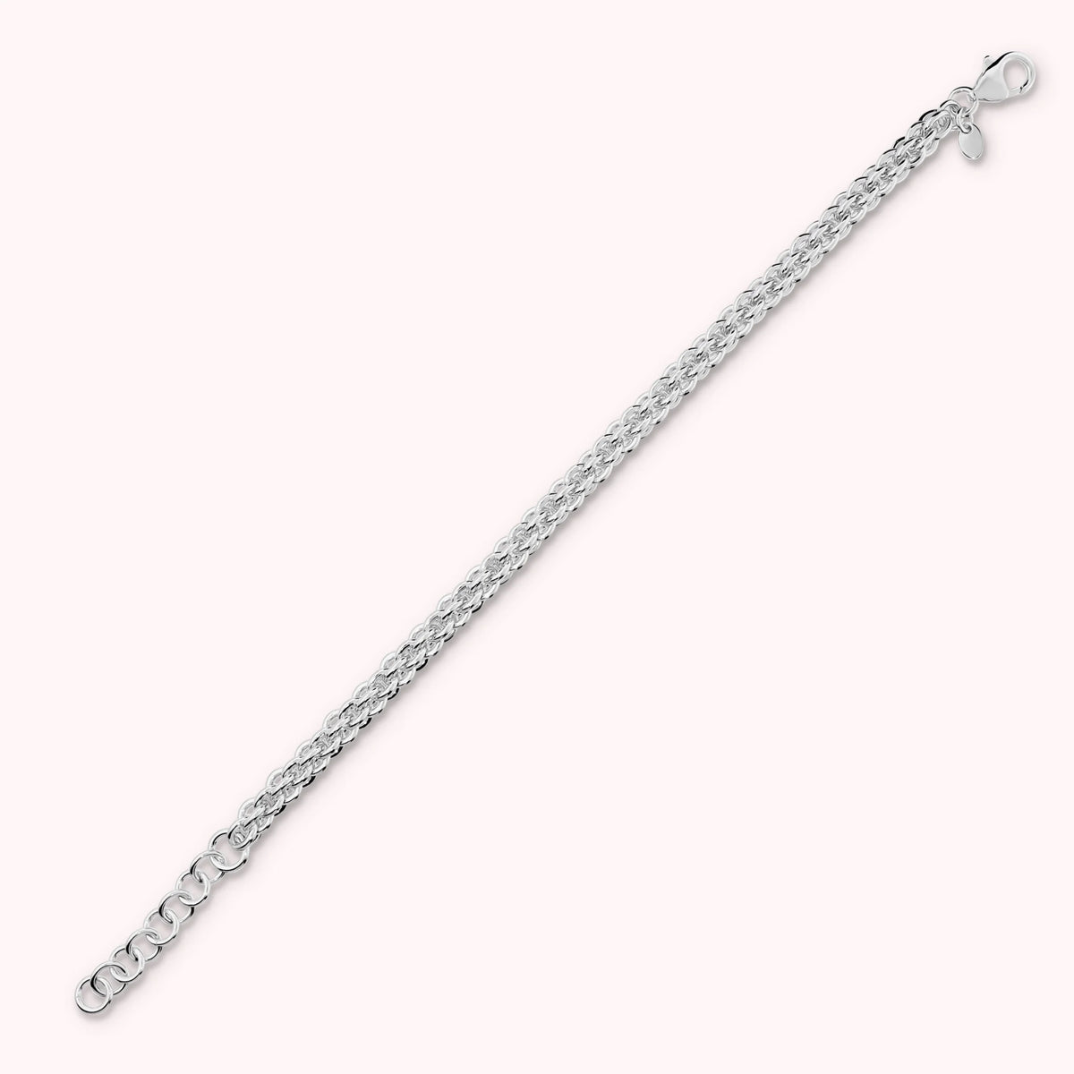 Bracciale Maglia Cestina Placcato Oro 18Kt