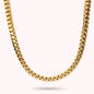 Collana Maxi Maglia Veneziana Placcata Oro 18Kt