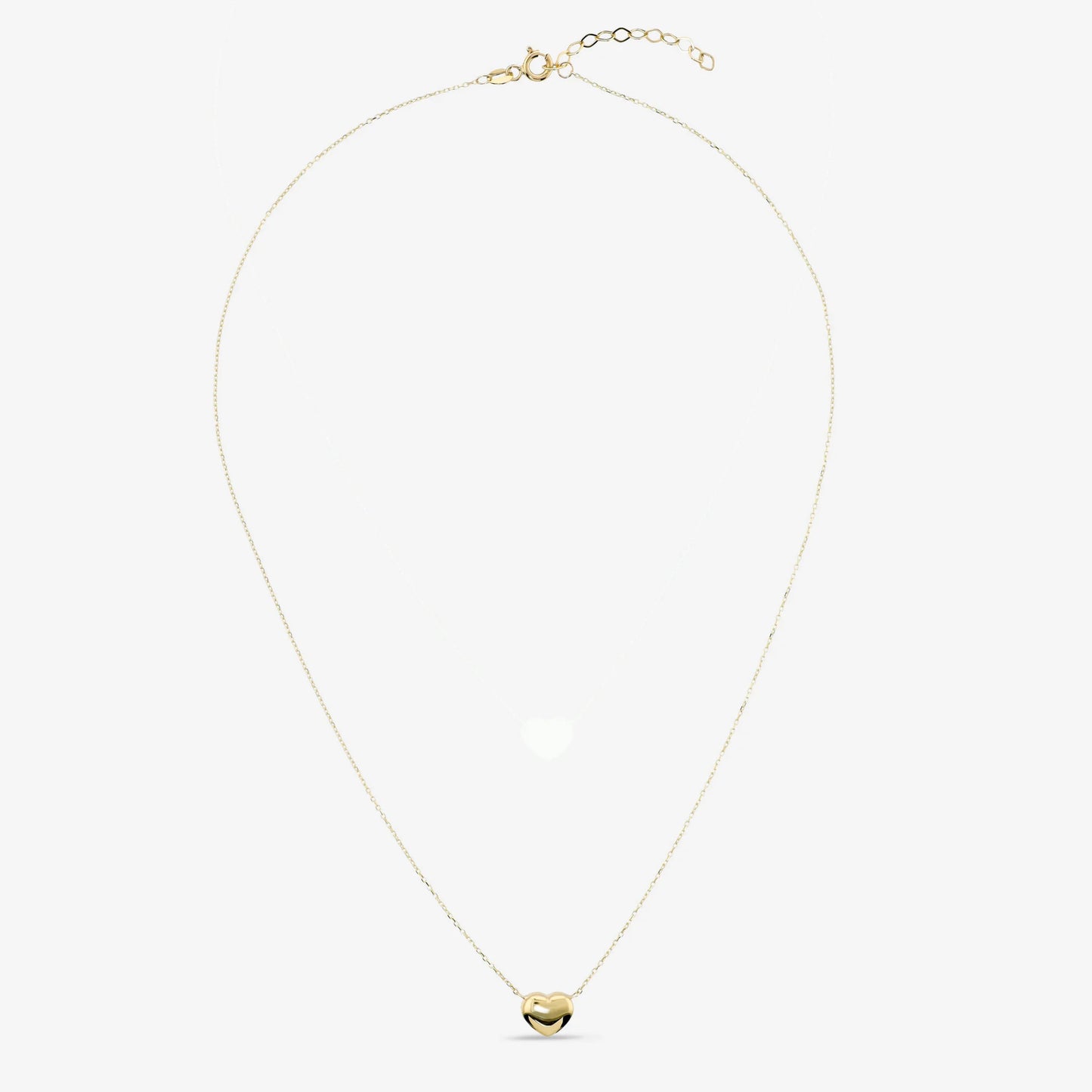 Collana Girocollo con Cuore Oro 375