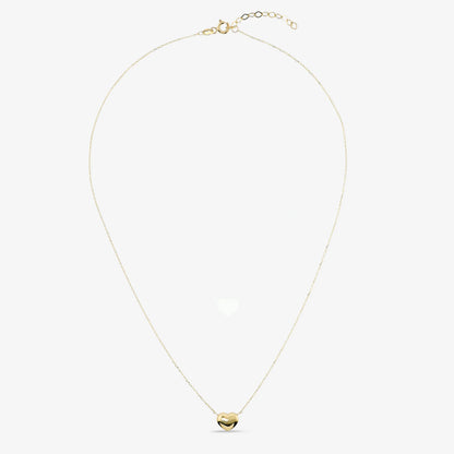 Collana Girocollo con Cuore Oro 375