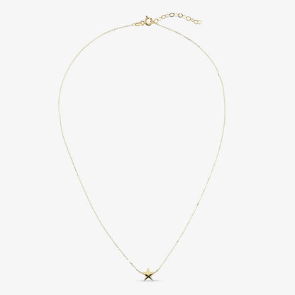 Collana Girocollo Stella Oro 375