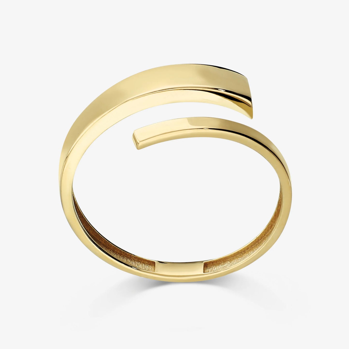 Anello Contrarié Lucido Oro 375