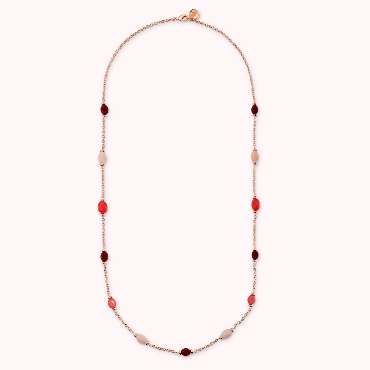 Collana Lunga con Quarzite Multicolore