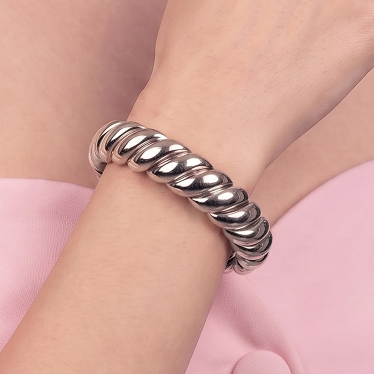 Bracciale Elastico Estensibile con Design a Tubogas