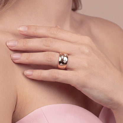 Anello Fedina Étoile con Punti Luce in Cubic Zirconia