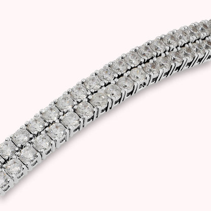 Collana Choker Tennis Memory con Cubic Zirconia
