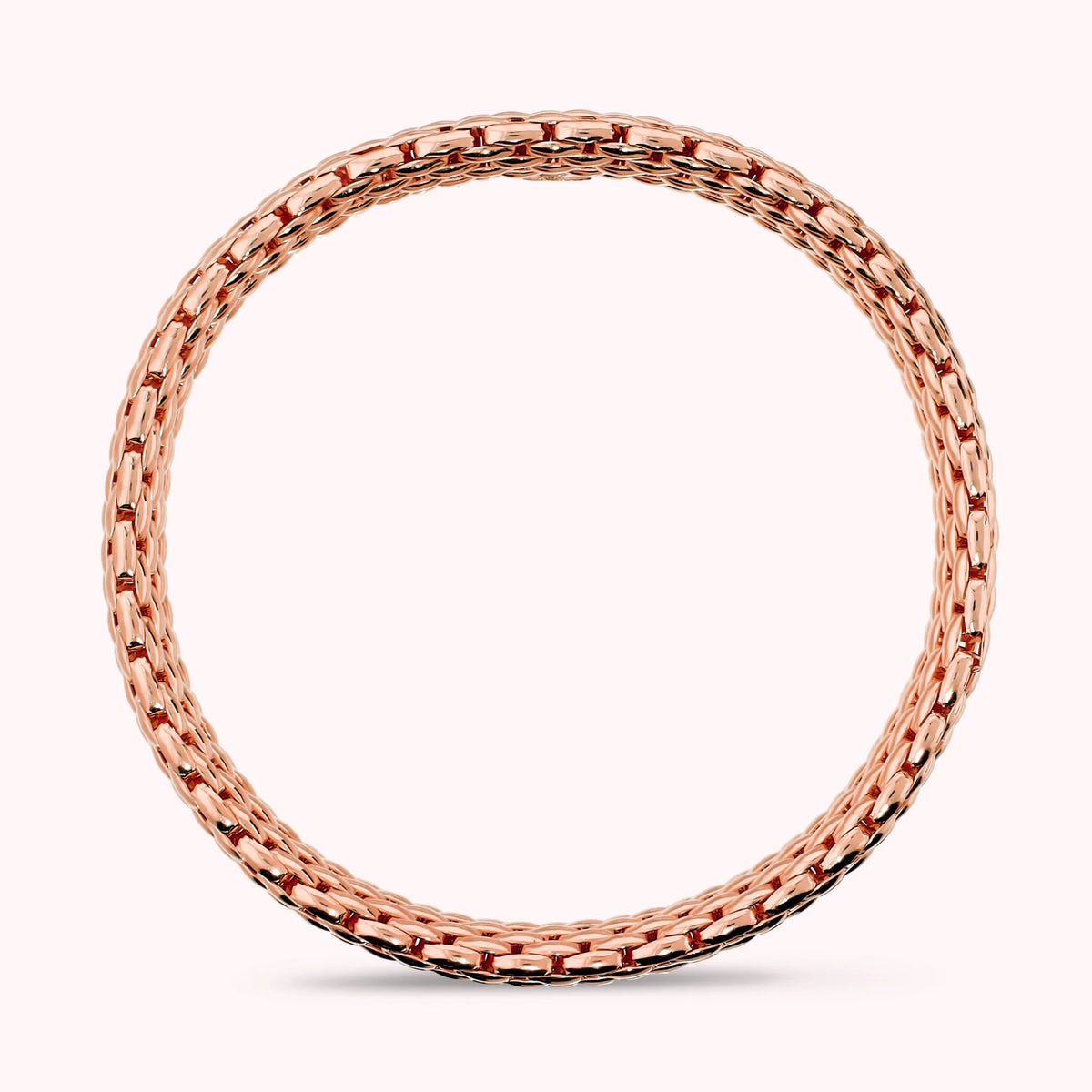 Bracciale Tubolare Mesh Elastico Placcato Oro 18Kt