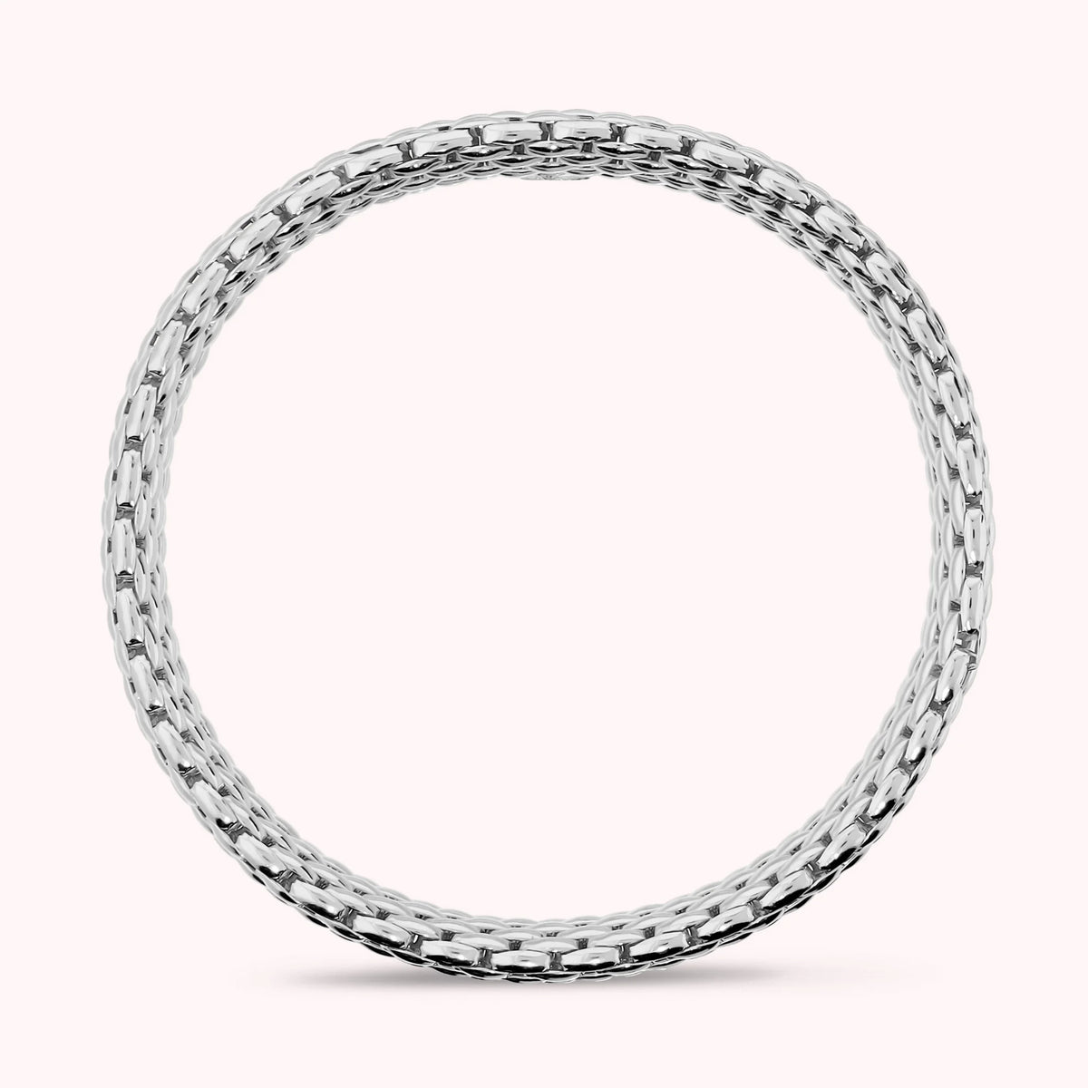 Bracciale Tubolare Mesh Elastico Placcato Oro 18Kt