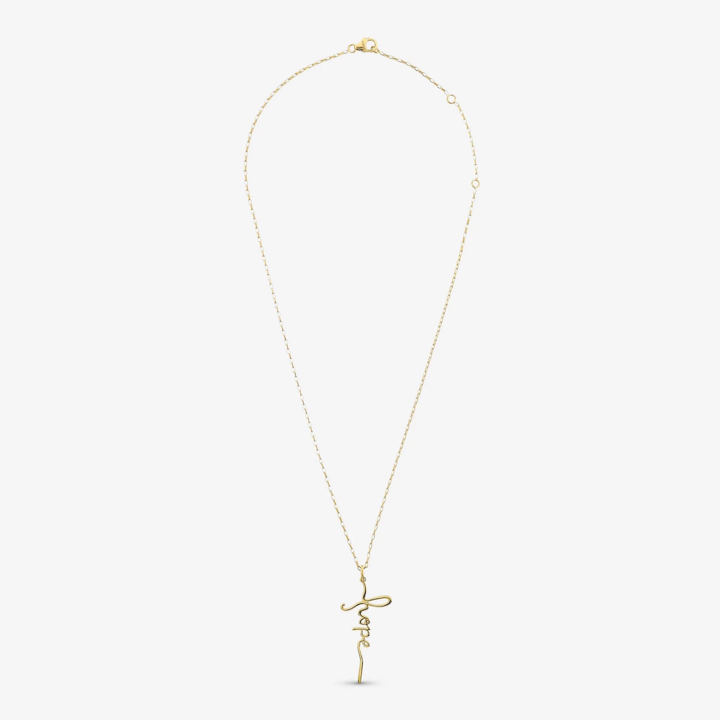 Collana 'Hope' in Argento 925 placcato Oro Giallo 18Kt