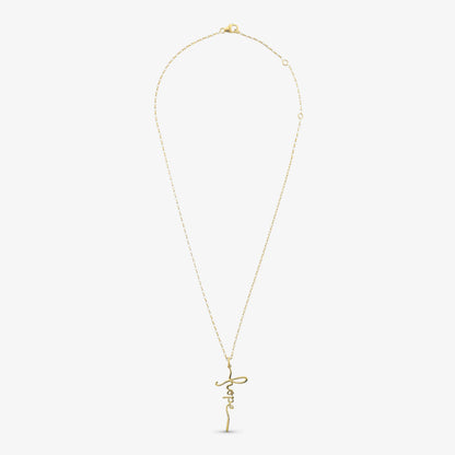 Collana 'Hope' in Argento 925 placcato Oro Giallo 18Kt