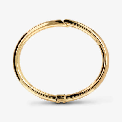 Bracciale Rigido Contrarié in Argento 925 placcato Oro Giallo 18kt