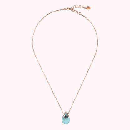 Collana con Ciondolo in Pavé Misto e Prisma Gem