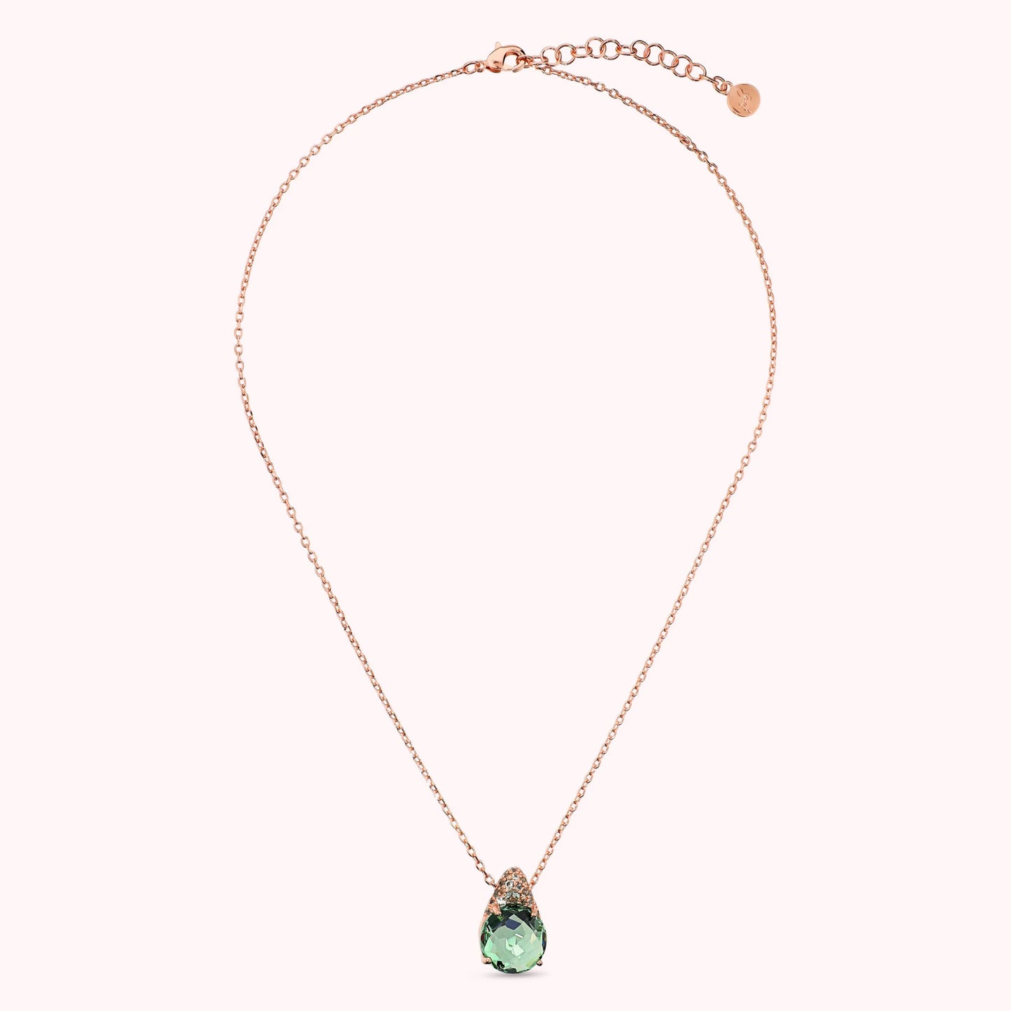 Collana con Ciondolo in Pavé Misto e Prisma Gem