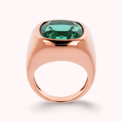 Anello Chevalier con Prisma Gem Taglio Cushion