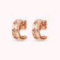 Orecchini Étoile con Punti Luce in Cubic Zirconia Placcati Oro 18Kt