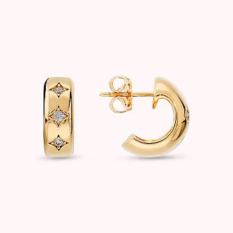 Orecchini Étoile con Punti Luce in Cubic Zirconia