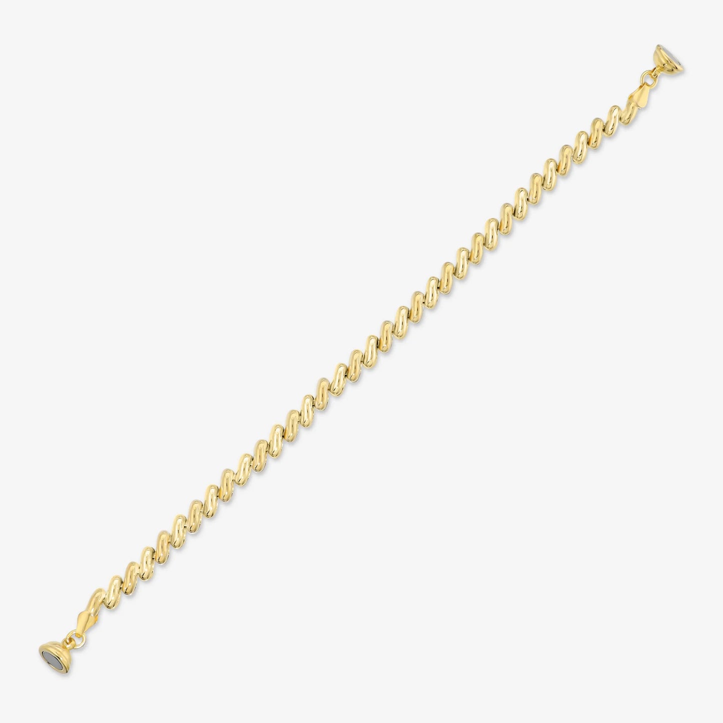 Bracciale Maglia San Marco in Argento 950 placcato Oro Giallo 18Kt