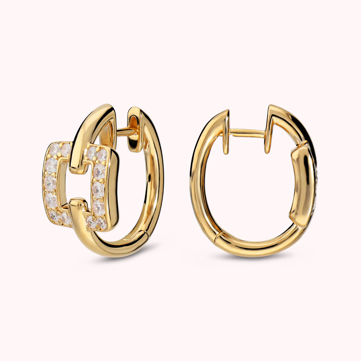 Orecchini con Quadrato in Cubic Zirconia