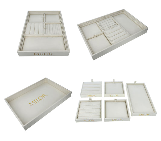 MULTI - TRAY MILOR BEIGE PU