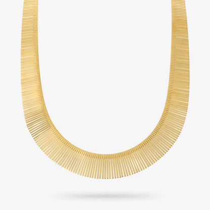 Collana Girocollo Cleopatra in Argento 925 placcato Oro Giallo 18Kt