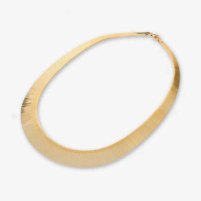 Collana Girocollo Cleopatra in Argento 925 placcato Oro Giallo 18Kt