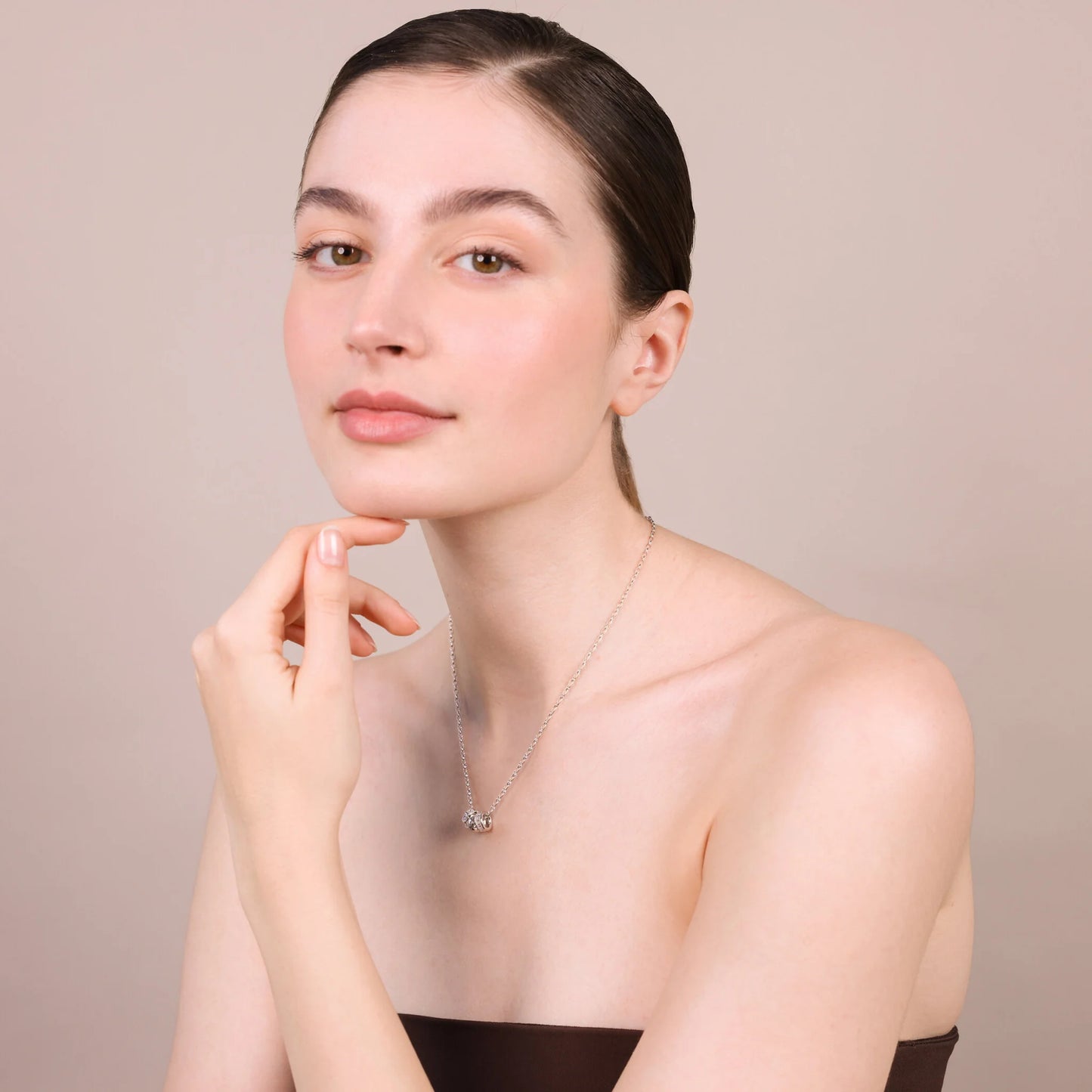 Collana Girocollo Trilogy in Argento 925 con Cubic Zirconia