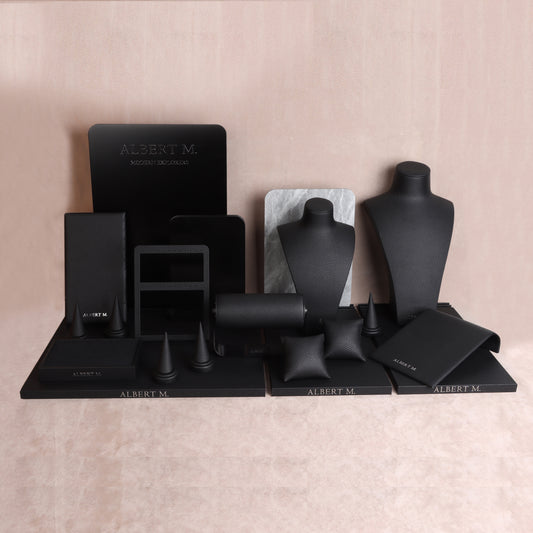 Display Set Albert M. Satin Black