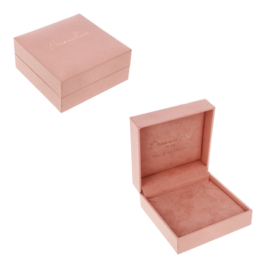 SCATOLA BRONZALLURE MEDIUM CON CERNIERA E FOAM TEXTURE ROSA