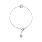 Bracciale con Charm in Argento 925 placcato Platino