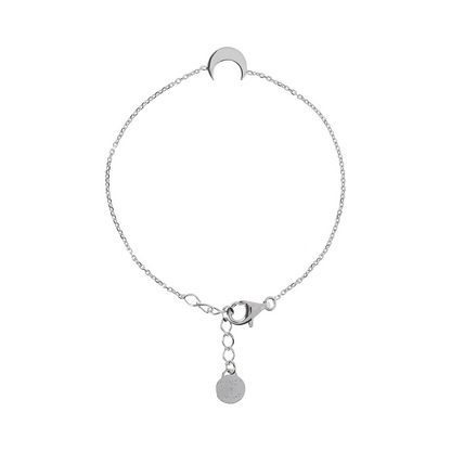 Bracciale con Charm in Argento 925 placcato Platino