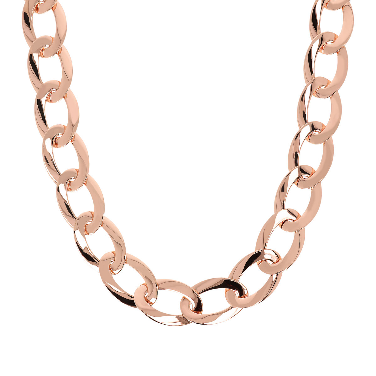 Collana con Catena Grumetta Maxi Maglie Lucide