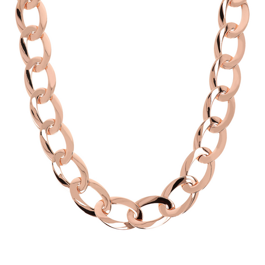 Collana con Catena Grumetta Maxi Maglie Lucide