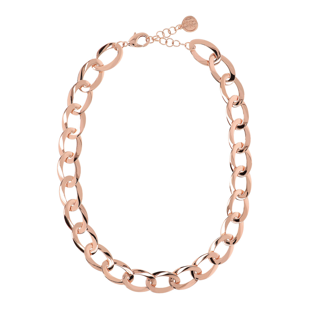 Collana con Catena Grumetta Maxi Maglie Lucide