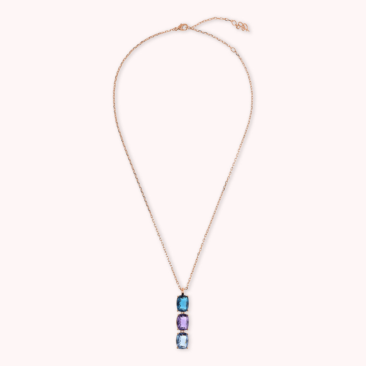 Collana Trilogy con Prisma Gem Taglio Mosaico