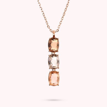 Collana Trilogy con Prisma Gem Taglio Mosaico