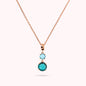 Collana con Pendente in Prisma Gem Tonde Graduate